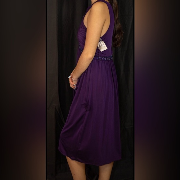 Purple short dress - Picture 2 of 3